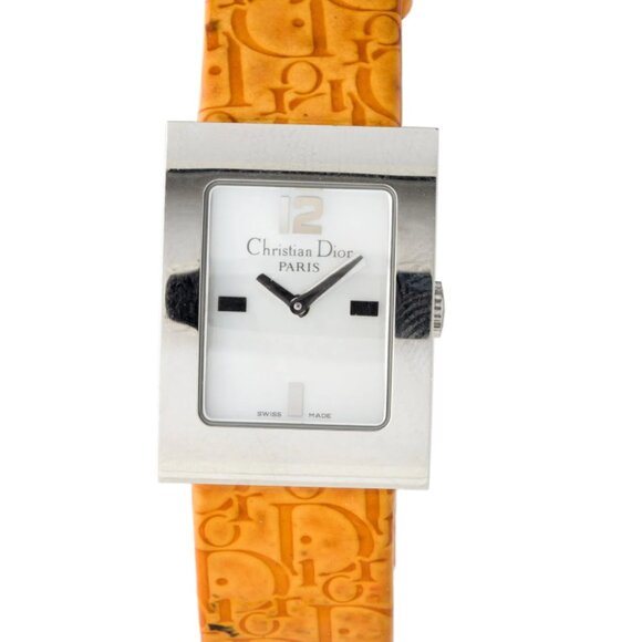 Christian Dior Ladies Orange Strap Paris Watch - Picture 1 of 4